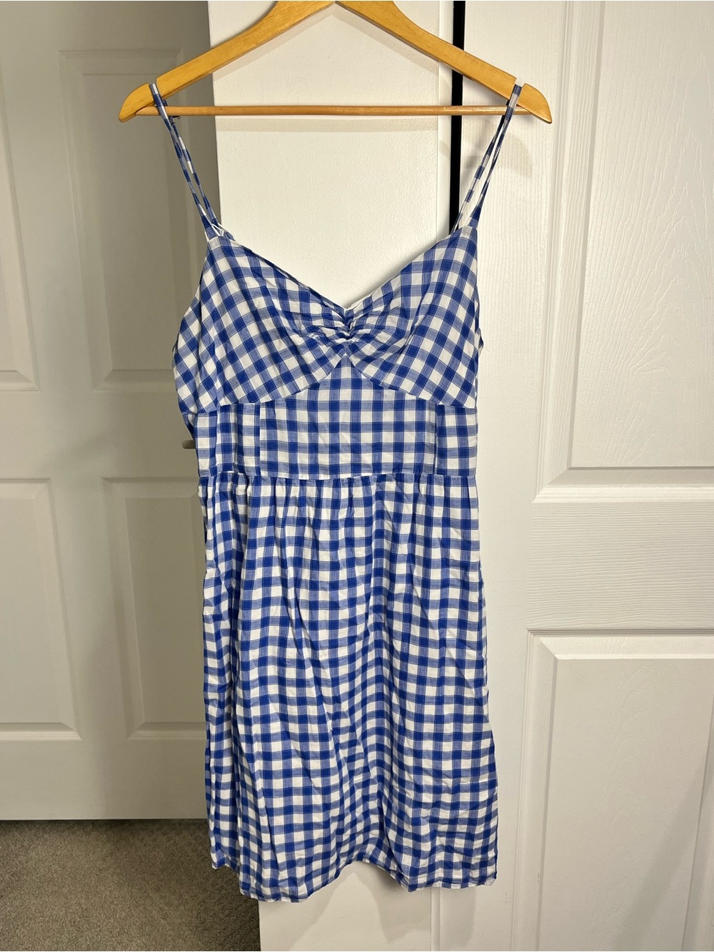 Old Navy Blue and White Gingham Dress